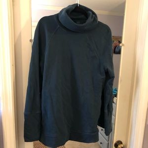 Teal Lululemon sweatshirt. Kangaroo pocket